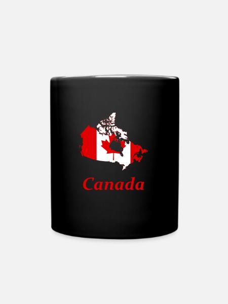 Canada - Tasse einfarbig - Schwarz
