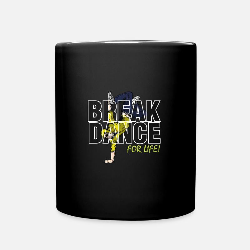 Breakdance - Tasse einfarbig - Schwarz
