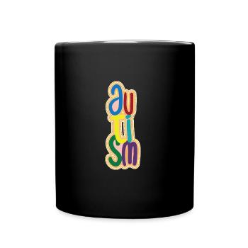 Autismus - Tasse einfarbig - Schwarz - Vorne