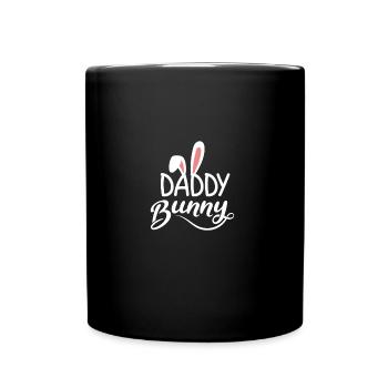 Papa lapin - Mug uni - noir - Devant