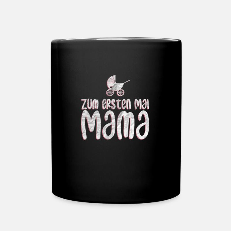 Mutter - Tasse einfarbig - Schwarz