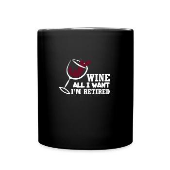 Retirement - Full Colour Mug - black - Front