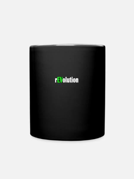 La révolution de la voiture électrique - Mug uni - noir