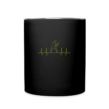 cadeau d'anniversaire balle de sport tennis de table - Mug uni - noir - Devant
