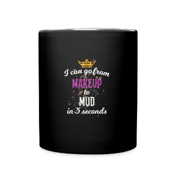 Quad cadeau chauffeur ATV - Mug uni - noir - Devant