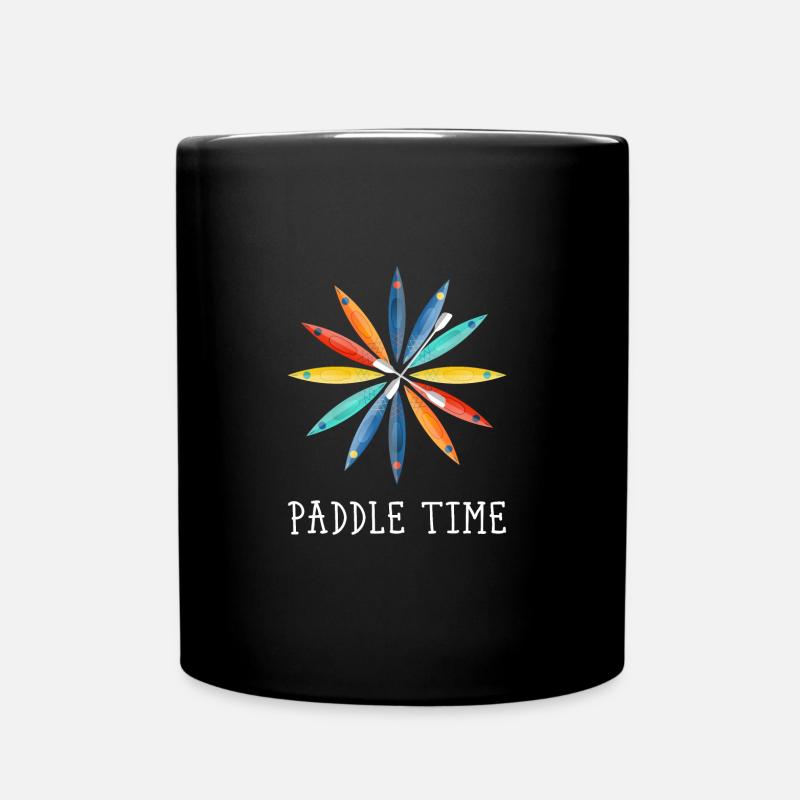 Kayak fahren Geschenk Wildwasser Fluss - Tasse einfarbig - Schwarz