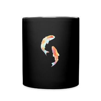 Koi Poisson Poisson - Mug uni - noir - Devant