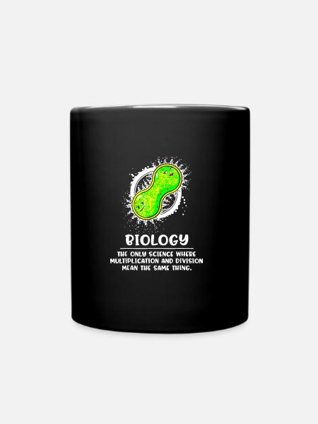 Biologiste drôle biologiste t-shirt biologie disant - Mug uni - noir