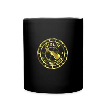 violin - Full Colour Mug - black - Front