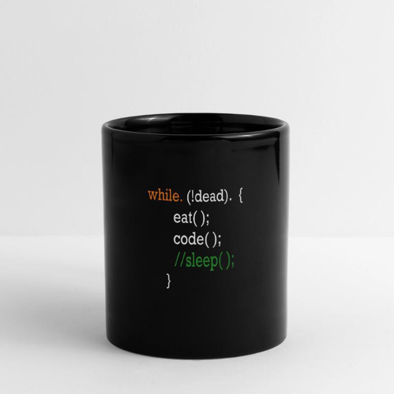 Programmierer Coding Shirt Tasse einfarbig