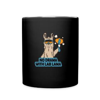 No Lab Drama Lama - Mug uni - noir - Devant
