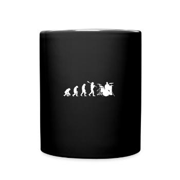 Drummer Drummer Evolution - Full Colour Mug - black - Front