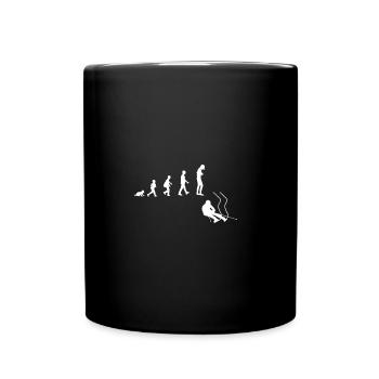 Développement pour pilote de départ de ski alpin / Fun - Mug uni - noir - Devant