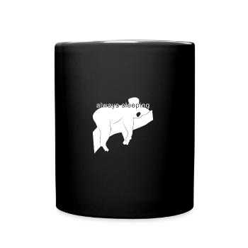 toujours dormir cadeau / dormir - Mug uni - noir - Devant