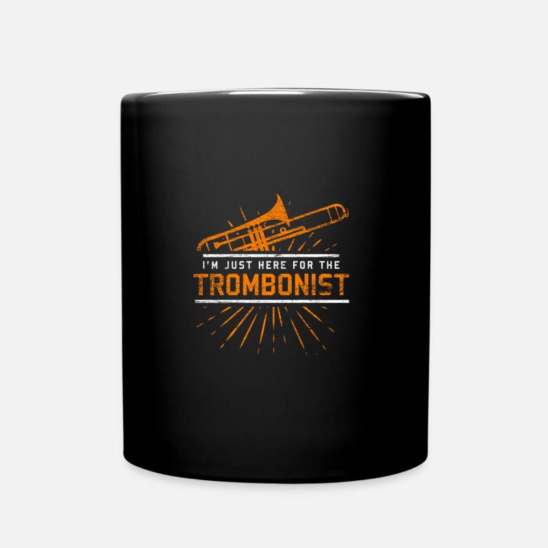 Posaune Posaunist - Tasse einfarbig - Schwarz