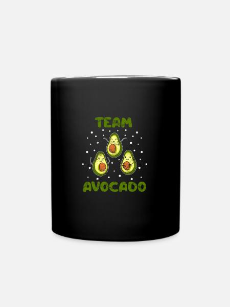 Avocado - Tasse einfarbig - Schwarz