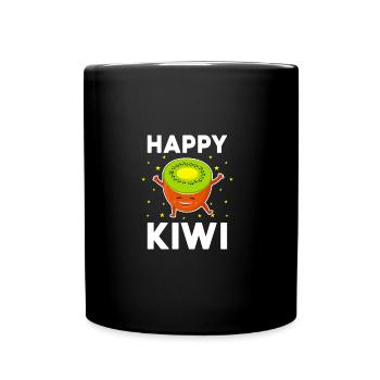 kiwi - Mug uni - noir - Devant
