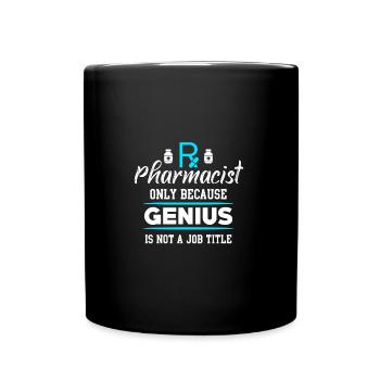 Apotheker - Tasse einfarbig - Schwarz - Vorne