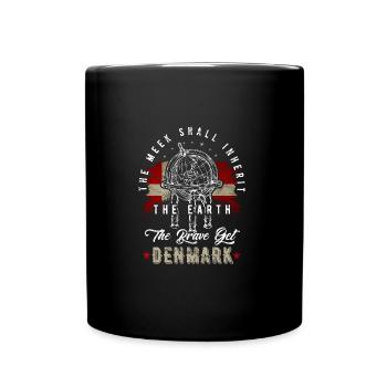 Danemark - Mug uni - noir - Devant