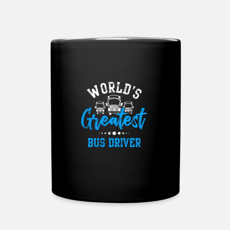 bus driver - Full Colour Mug - black