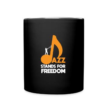 Jazz - Tasse einfarbig - Schwarz - Vorne