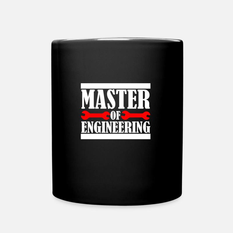 Master en ingénierie, académicien, génie mécanique - Mug uni - noir