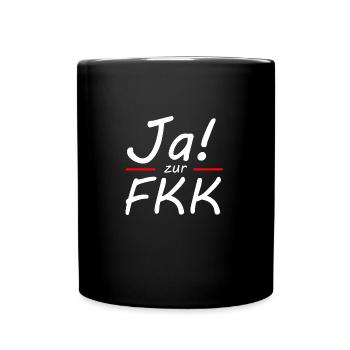 FKK - Tasse einfarbig - Schwarz - Vorne