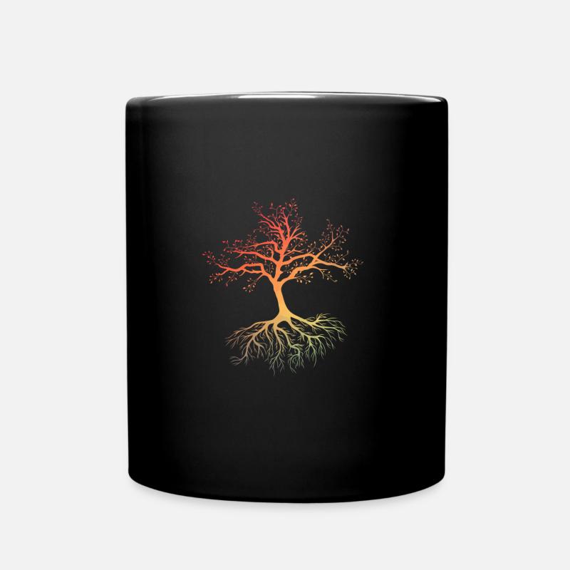 tree of life - Full Colour Mug - black