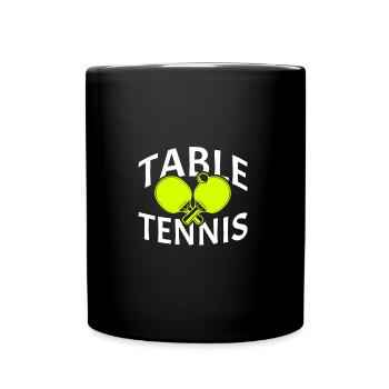 Ping-pong - Mug uni - noir - Devant