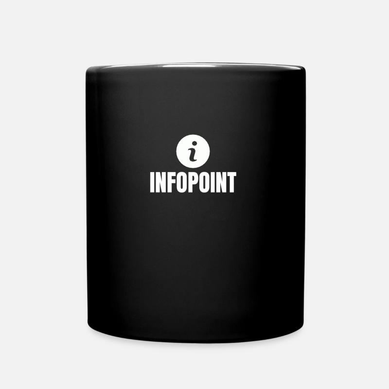 Infopoint - Tasse einfarbig - Schwarz