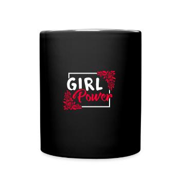 Girl Power - Full Colour Mug - black - Front