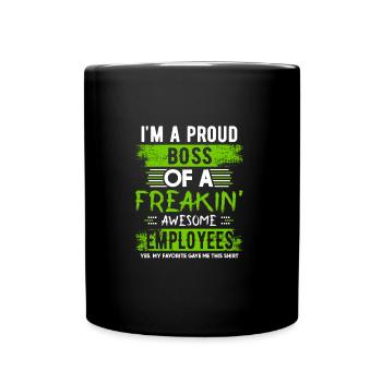 patron - Mug uni - noir - Devant