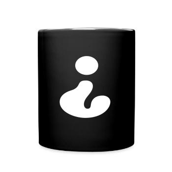 Question mark, Spanish, ? - Full Colour Mug - black - Front