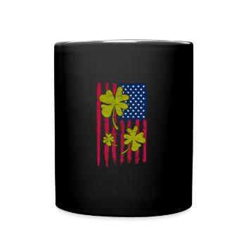 Etats-Unis Trèfle - Mug uni - noir - Devant
