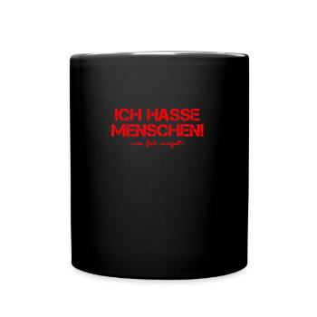 I hate people - Full Colour Mug - black - Front