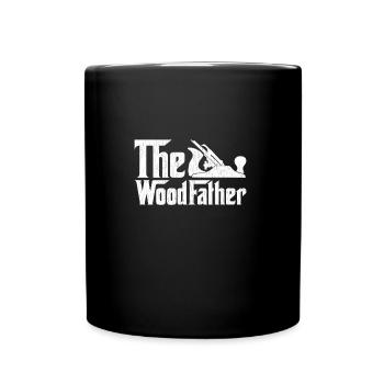 Funny Carpenter Woodworking Movie Design The Woodf - Full Colour Mug - black - Front