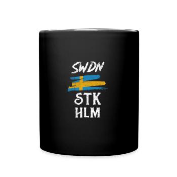Stockholm - Full Colour Mug - black - Front