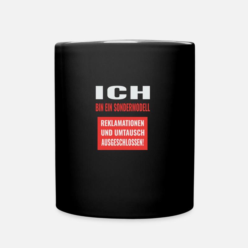 Spruch Reklamation Humor Witz Geschenk - Tasse einfarbig - Schwarz