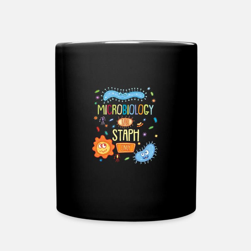 MICROBIOLOGISTE: Laboratoire de microbiologie Staph seulement - Mug uni - noir