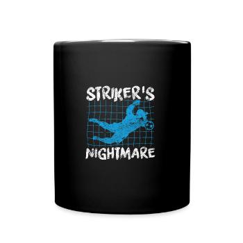 Torwart - Tasse einfarbig - Schwarz - Vorne