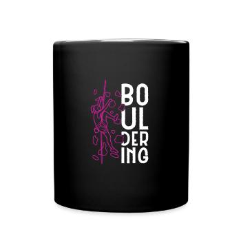 bouldering - Mug uni - noir - Devant