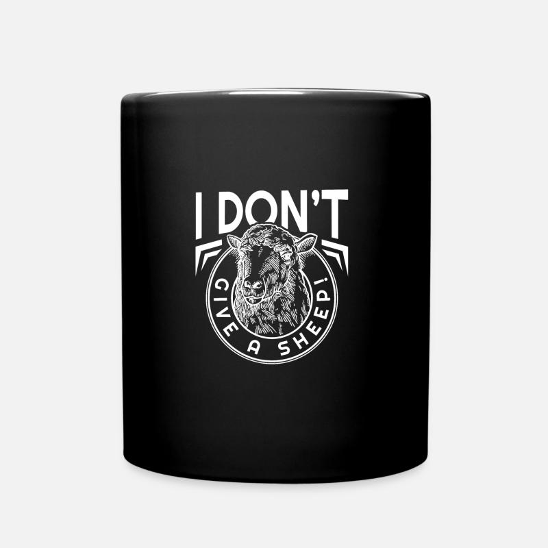 Schaf - Tasse einfarbig - Schwarz