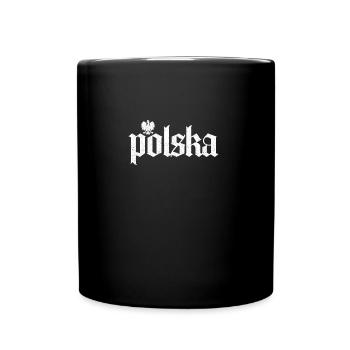 Polska Polen Polnisch Adler Geschenk - Tasse einfarbig - Schwarz - Vorne