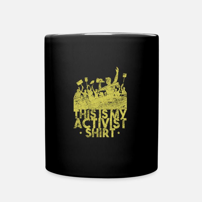 activist - Full Colour Mug - black