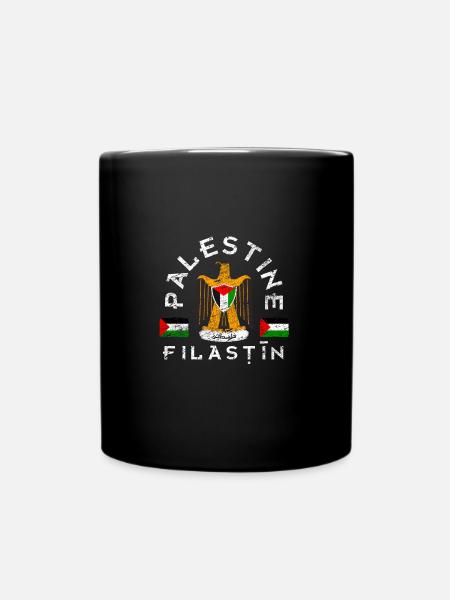 Palästina - Tasse einfarbig - Schwarz