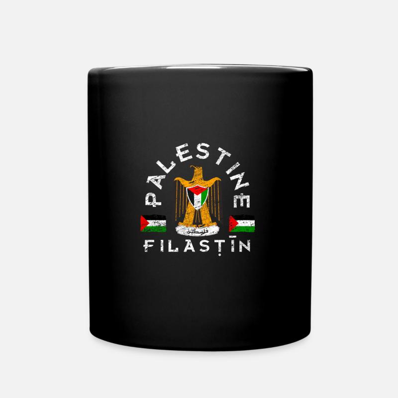 Palästina - Tasse einfarbig - Schwarz
