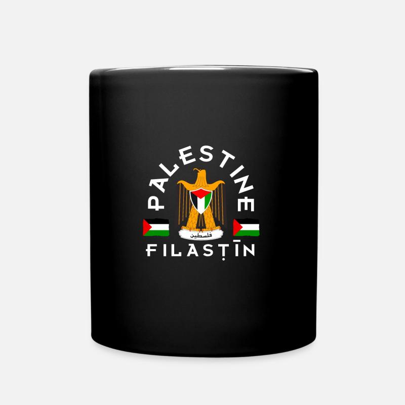 Palästina - Tasse einfarbig - Schwarz
