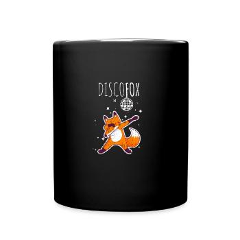 Discofox Tanz Fuchs für Tänzer zum tanzen - Tasse einfarbig - Schwarz - Vorne