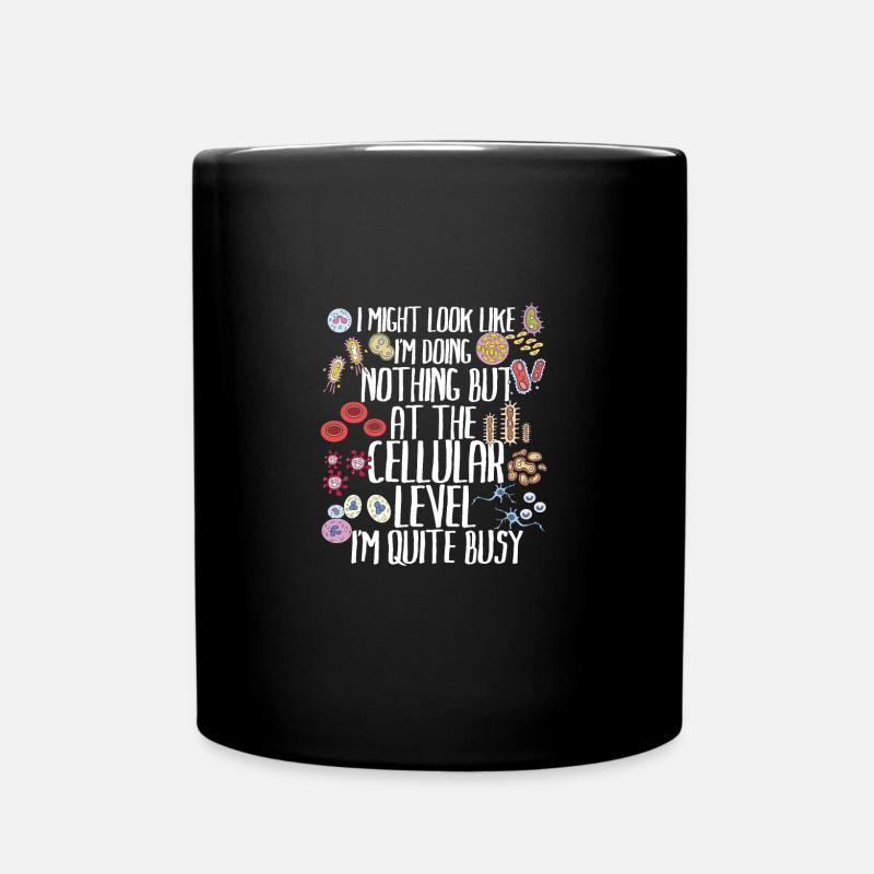 BIOLOGIE: Cellular Level - Tasse einfarbig - Schwarz