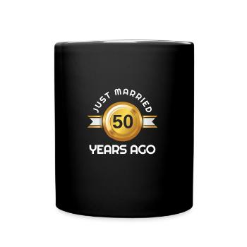 Golden wedding - Full Colour Mug - black - Front